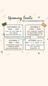 2025 Upcoming Pop-Up Markets