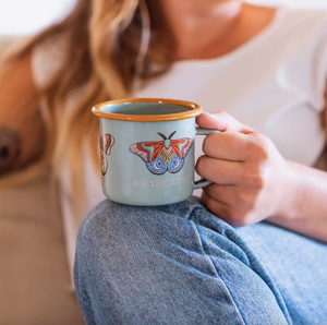 Be the Light Enamel Mug