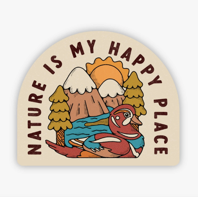 Happy Place Sticker