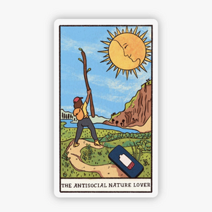 Anti - Social Tarot Sticker