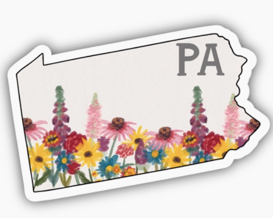 Pennsylvania Blooms Sticker