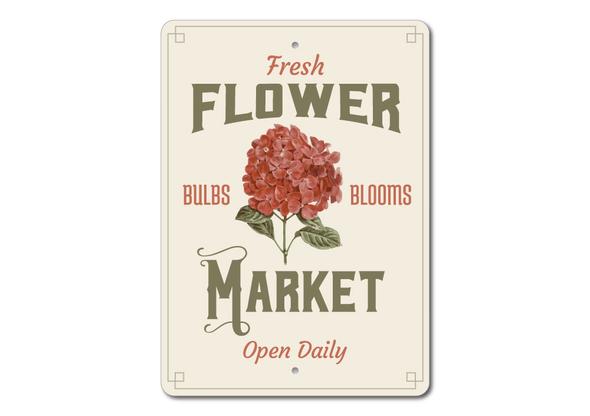 Flower Market Sign