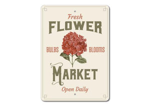 Flower Market Sign